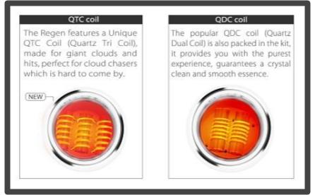 yocan regen coil options